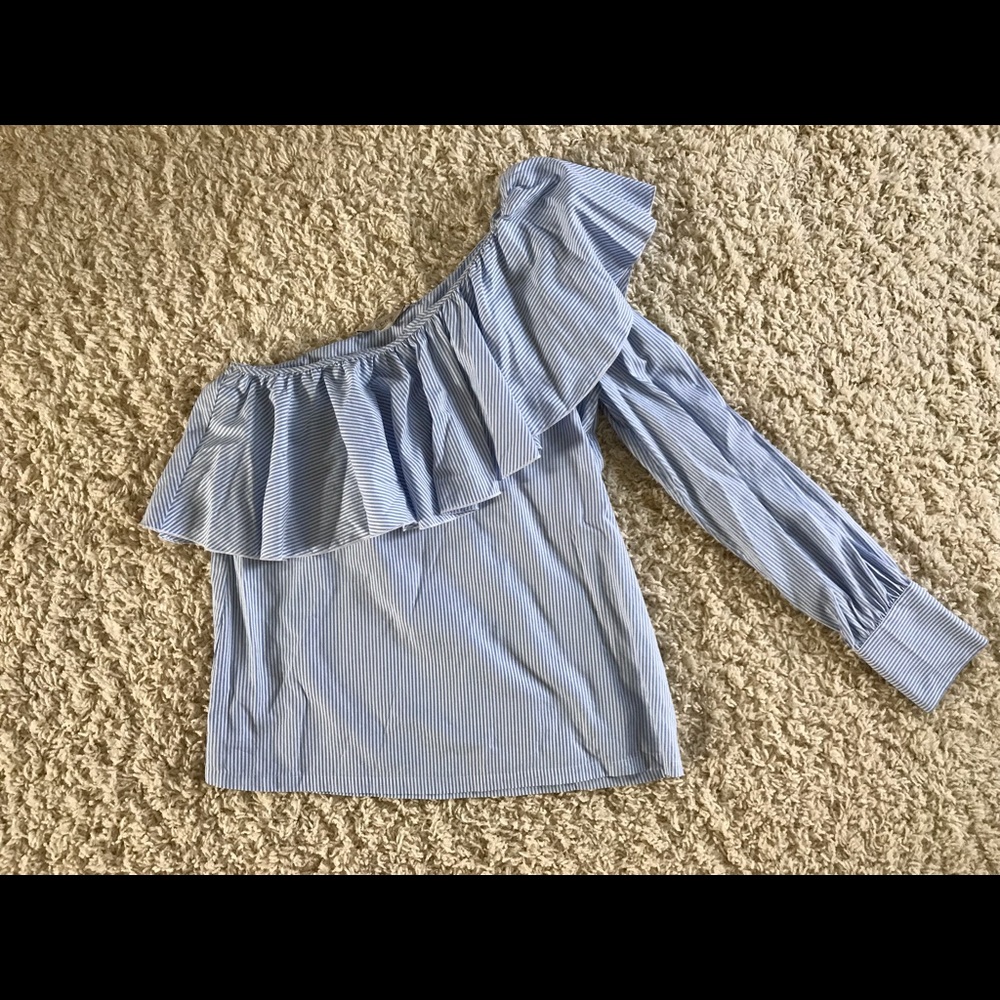 Loft one shoulder top. Size XS - Picture 2 of 3